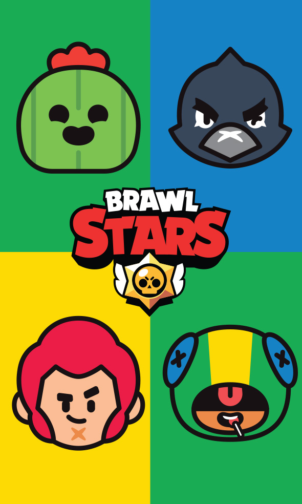 Brawl Stars Handduk 30x50cm
