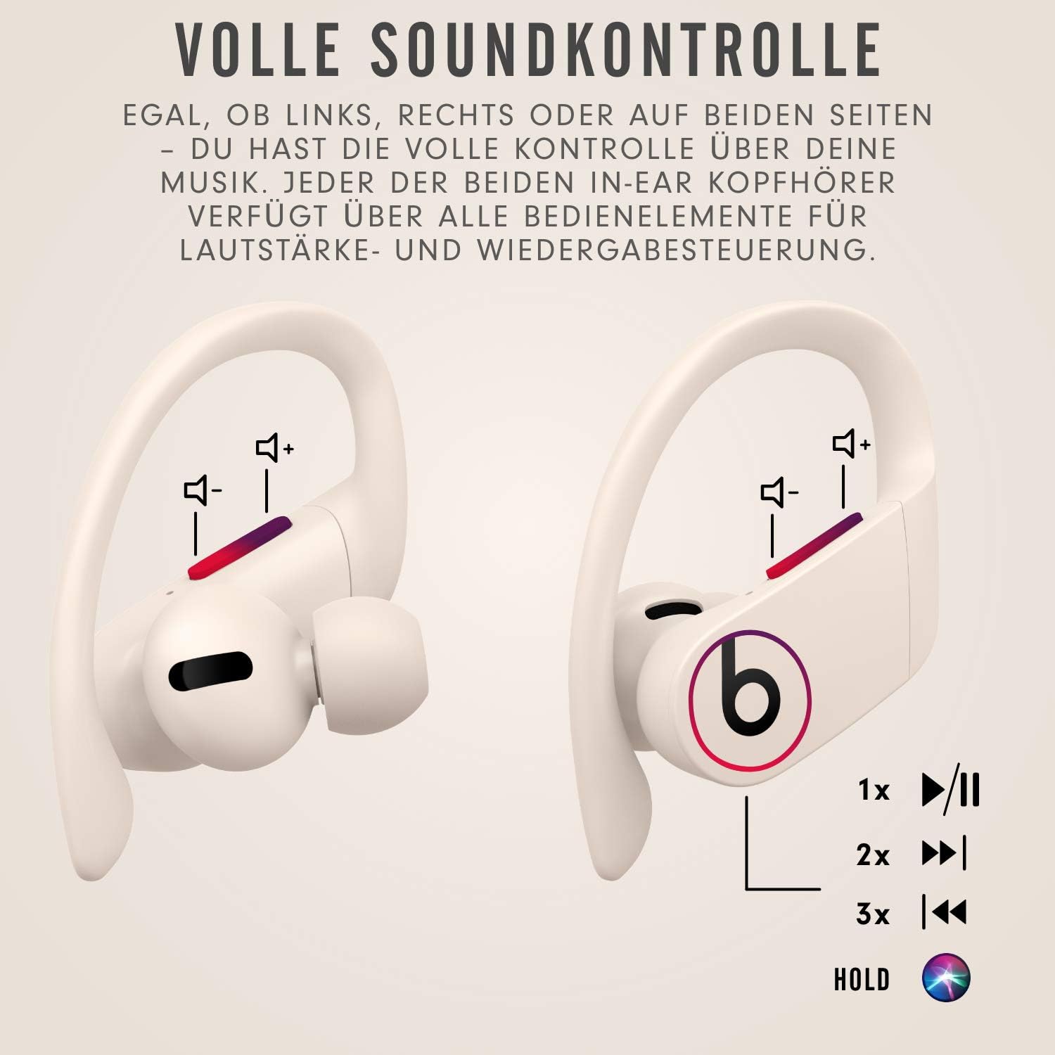 Original Beats by Dr. Dre Powerbeats Pro Wireless In-ear - Kräm - 2