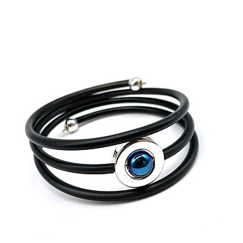 Armband Dilba silver blå Hematit