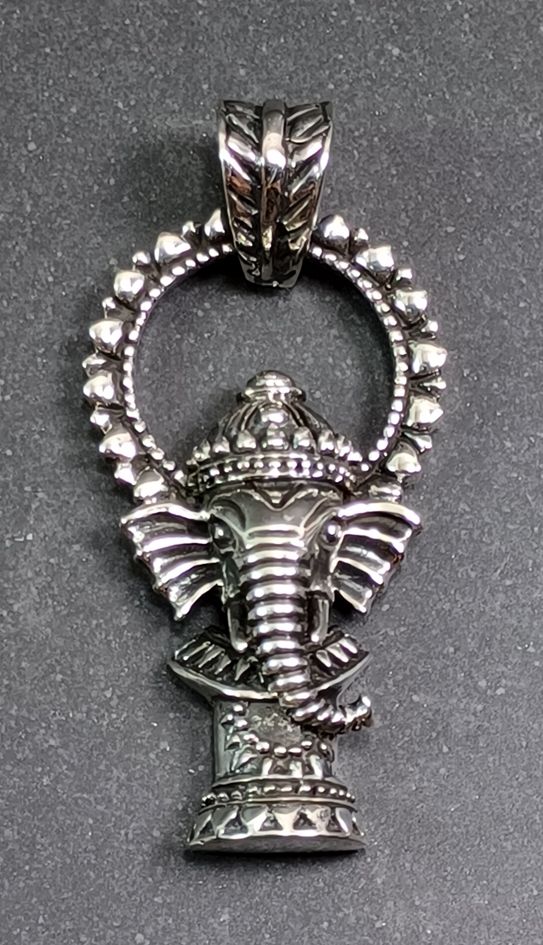 Ganesha hänge i Silver