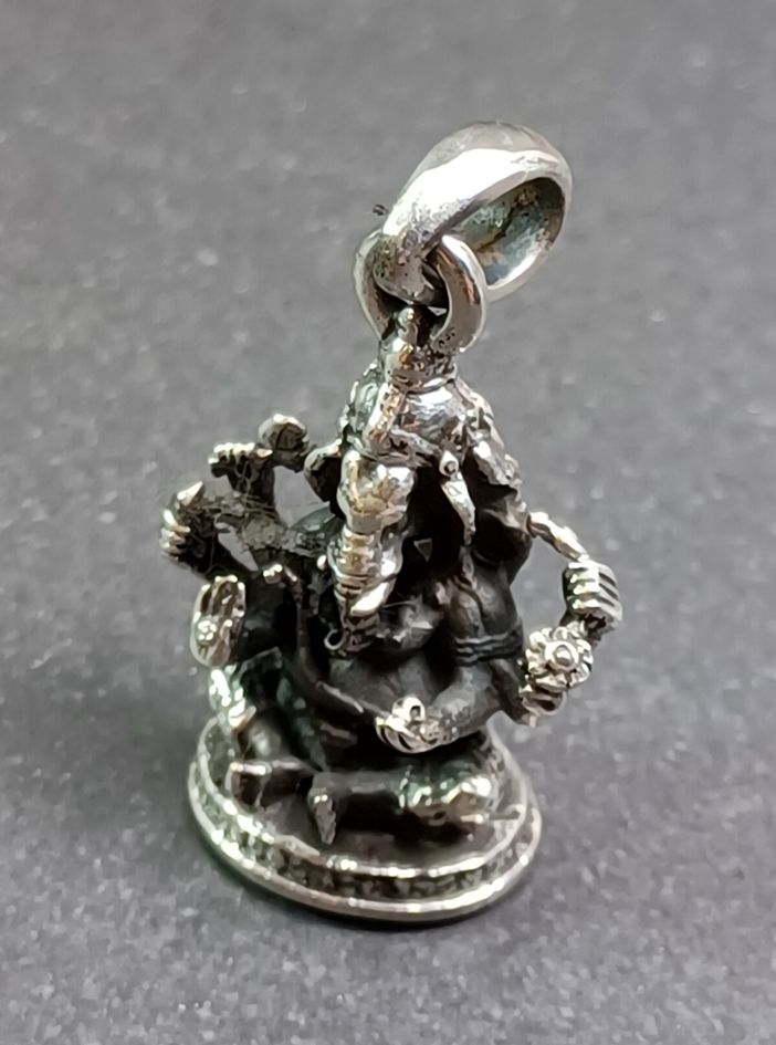 Ganesha hänge i Silver