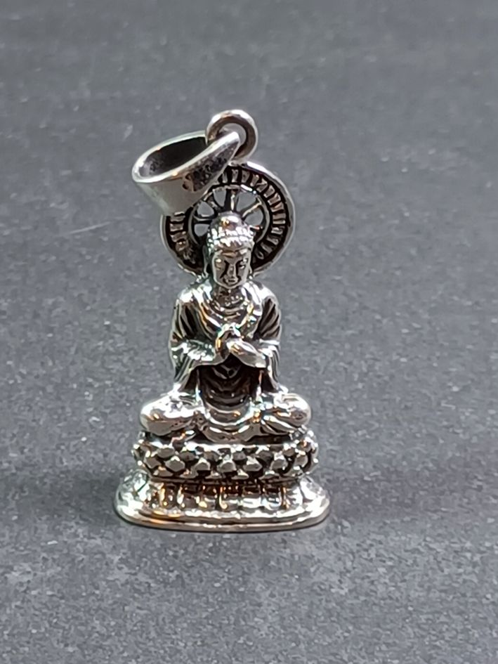 Buddha hänge i Silver - 2