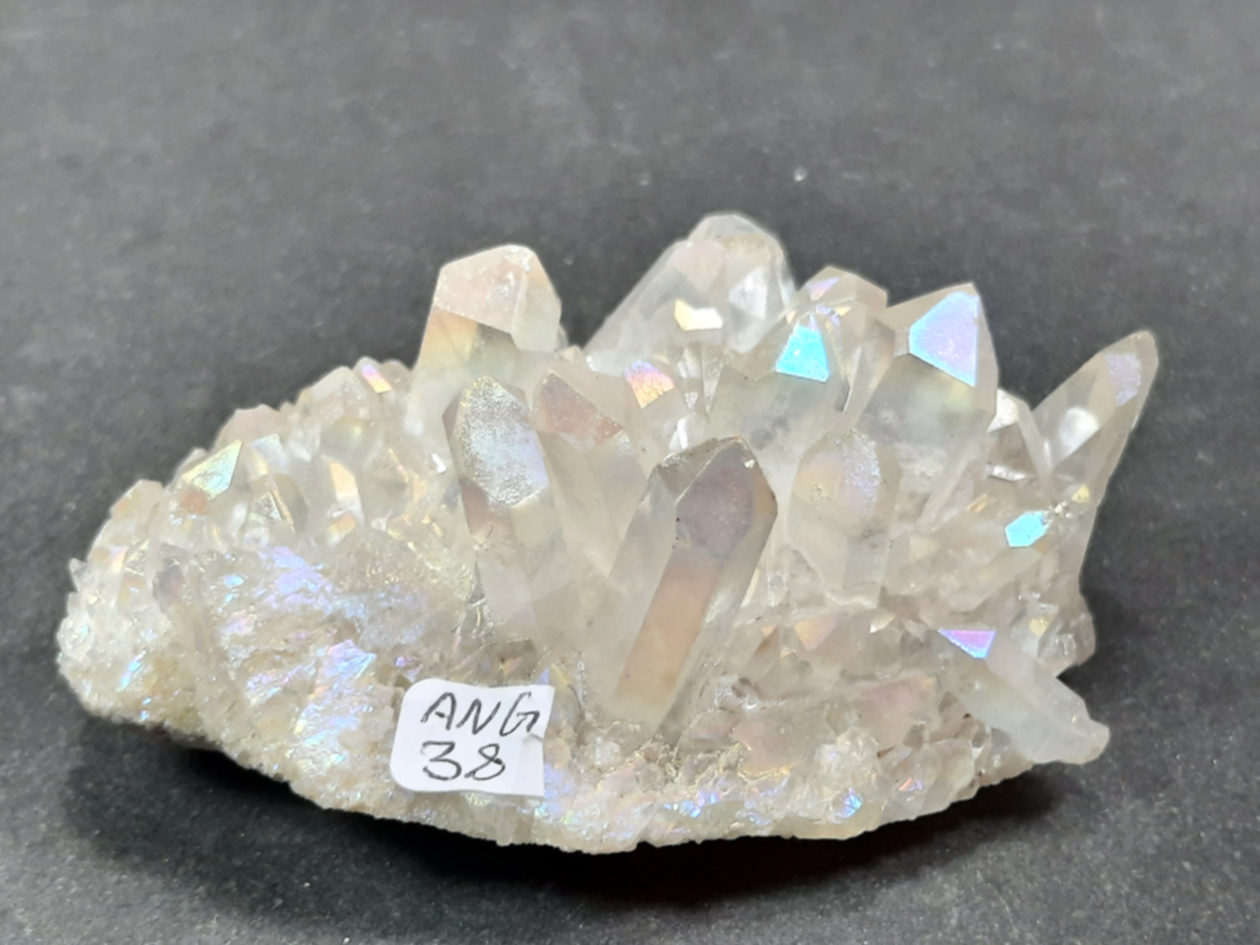 Angel aura kvarts kluster - AA+ kvalitet  - ANG38