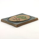 Aimo Nietosvuori (Landskapsblommor 1974) Rectangular Wall Plaque with Twinflower Motif 17 cm  [Sample Images]