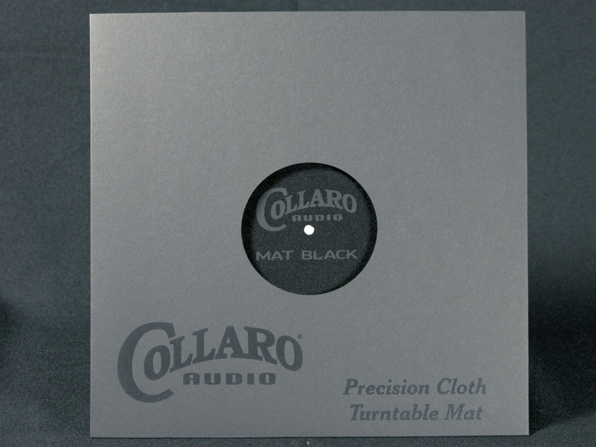 Collaro Audio - Mat Black precision cloth turntable mat - 4