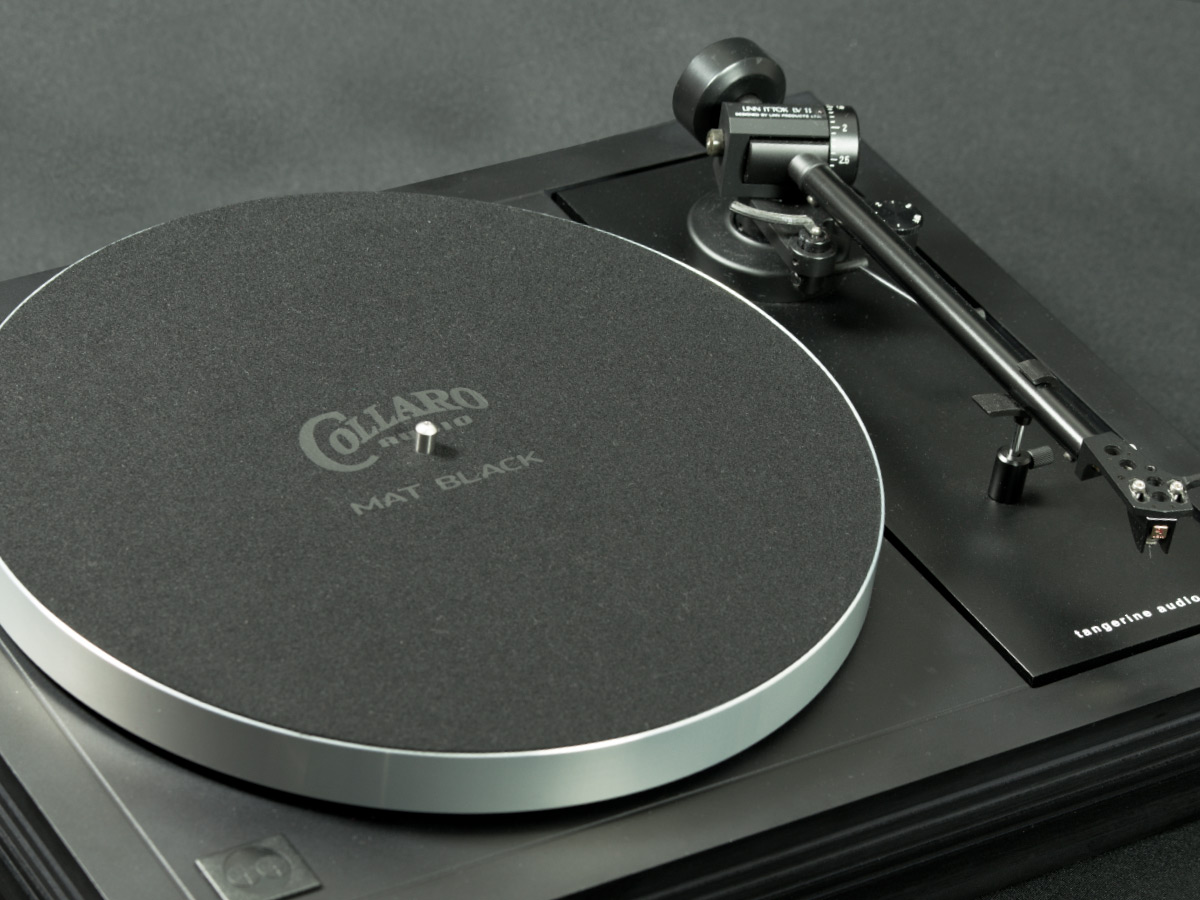 Collaro Audio - Mat Black precision cloth turntable mat - 3