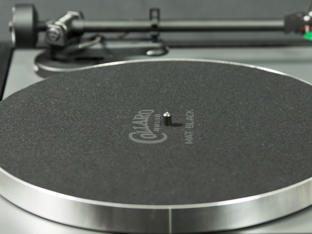 Collaro Audio - Mat Black precision cloth turntable mat - 2