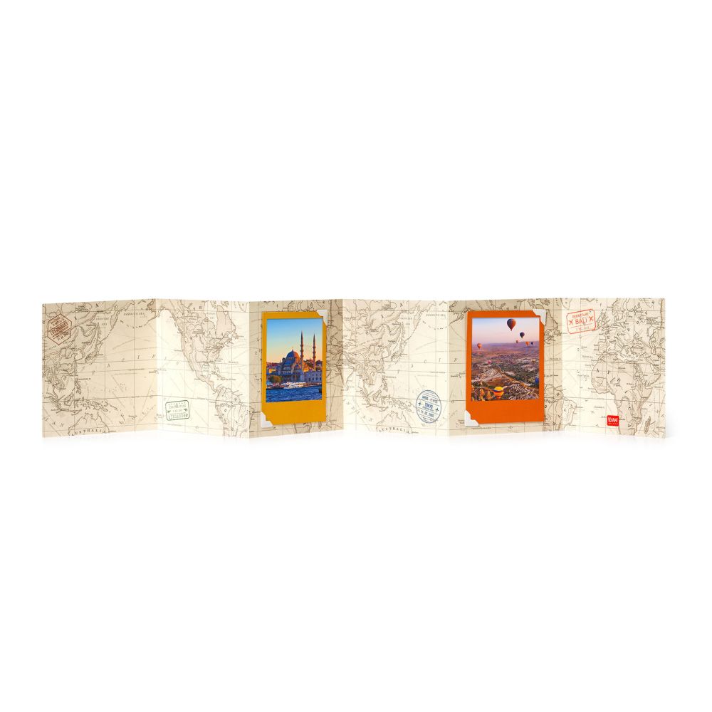 Every Moment Counts - Memory box, Travel/Map, Fotoalbum (Dragspel)   - 2