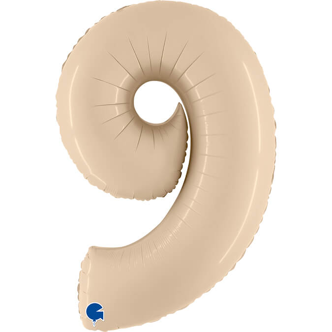 Sifferballonger Satin Cream 100 cm  - 13