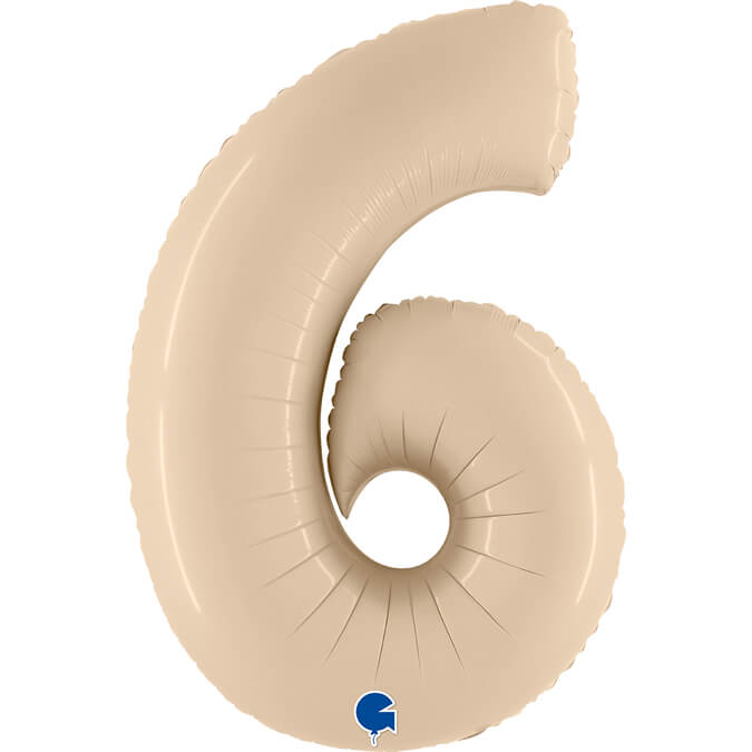 Sifferballonger Satin Cream 100 cm  - 10
