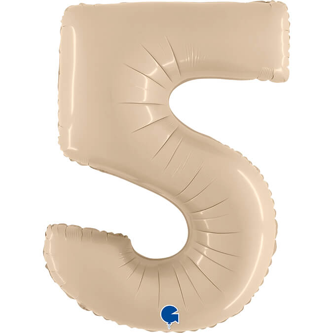 Sifferballonger Satin Cream 100 cm  - 9