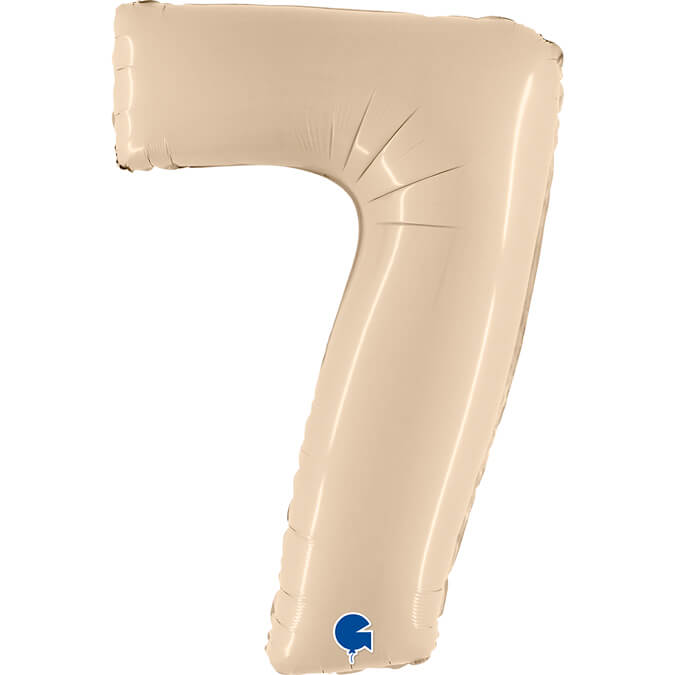 Sifferballonger Satin Cream 100 cm  - 11
