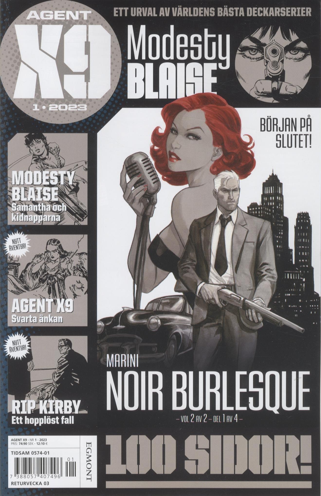 Agent X9 nr 1 2023, Modesty Blaise - Samantha och kidnapparna