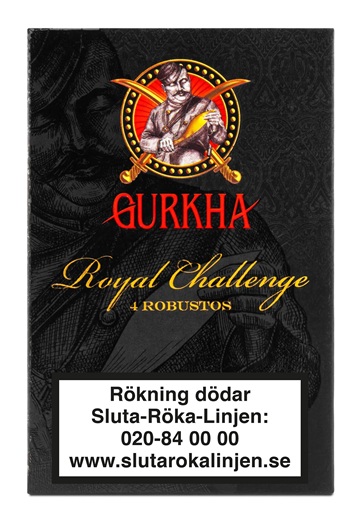 Gurkha Royal Challenge Presentask - 4 cigarrer