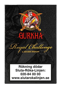 Gurkha Royal Challenge Presentask - 4 cigarrer