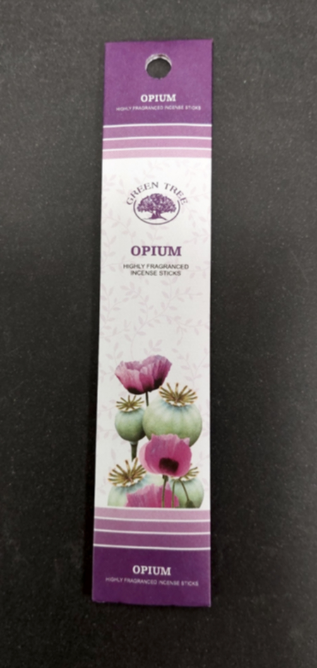 Opium Rökelse  - Mini pack - 5pinnar - Green Tree