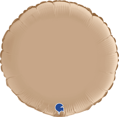 Folieballong Rund 45 cm Satin Nude