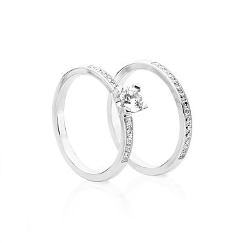 9115-2K Sten: 1×0,40 ct & 12×0,01 ct Fattning: EF1/Estelle 0,20ct