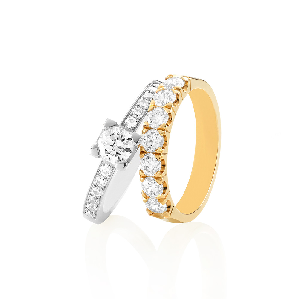 9114-2,5K Sten: 1×0,50 ct & 12×0,02 ct Fattning: EF1/Estelle