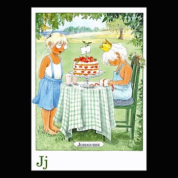 Jj Jordgubbe Majas Alfabet - Lena Andersson - 1860
