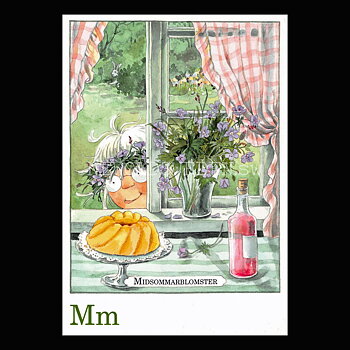 Mm Midsommarblomster Majas Alfabet - Lena Andersson - 1860