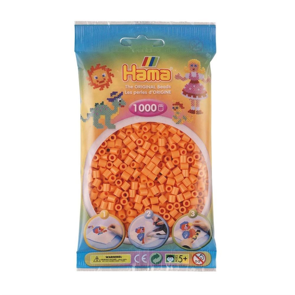 Hama Pärlor Midi 1000 st, Apricot - 2