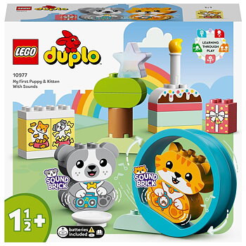 LEGO Duplo 10977 Min första hundvalp & kattunge med ljud
