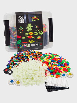 Plus-Plus Build and Glow Storage Box 2000 Bitar