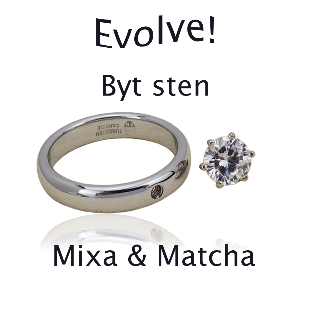 Ring - Shiny Diamond Evolve - Förlovningsring Mix Paket  - 6