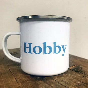 Emaljmugg Hobby