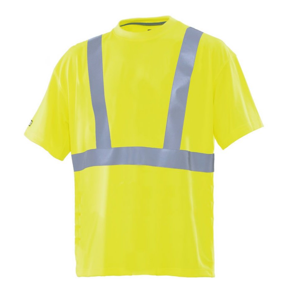 Reflex Varsel Kortarmad T-shirt - Medium Gul