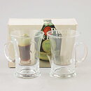 Heikki Orvola (Piccolo 1971) Two Clear Mugs 9 cm (with Box)