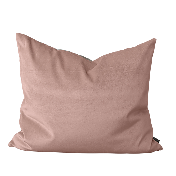 Kudde Fokus Återbruk Lin/Sammet Rosa