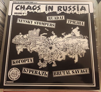 Chaos In Russia Vol.1 - LP (Rysk-Import) Svart omslag, vit vinyl