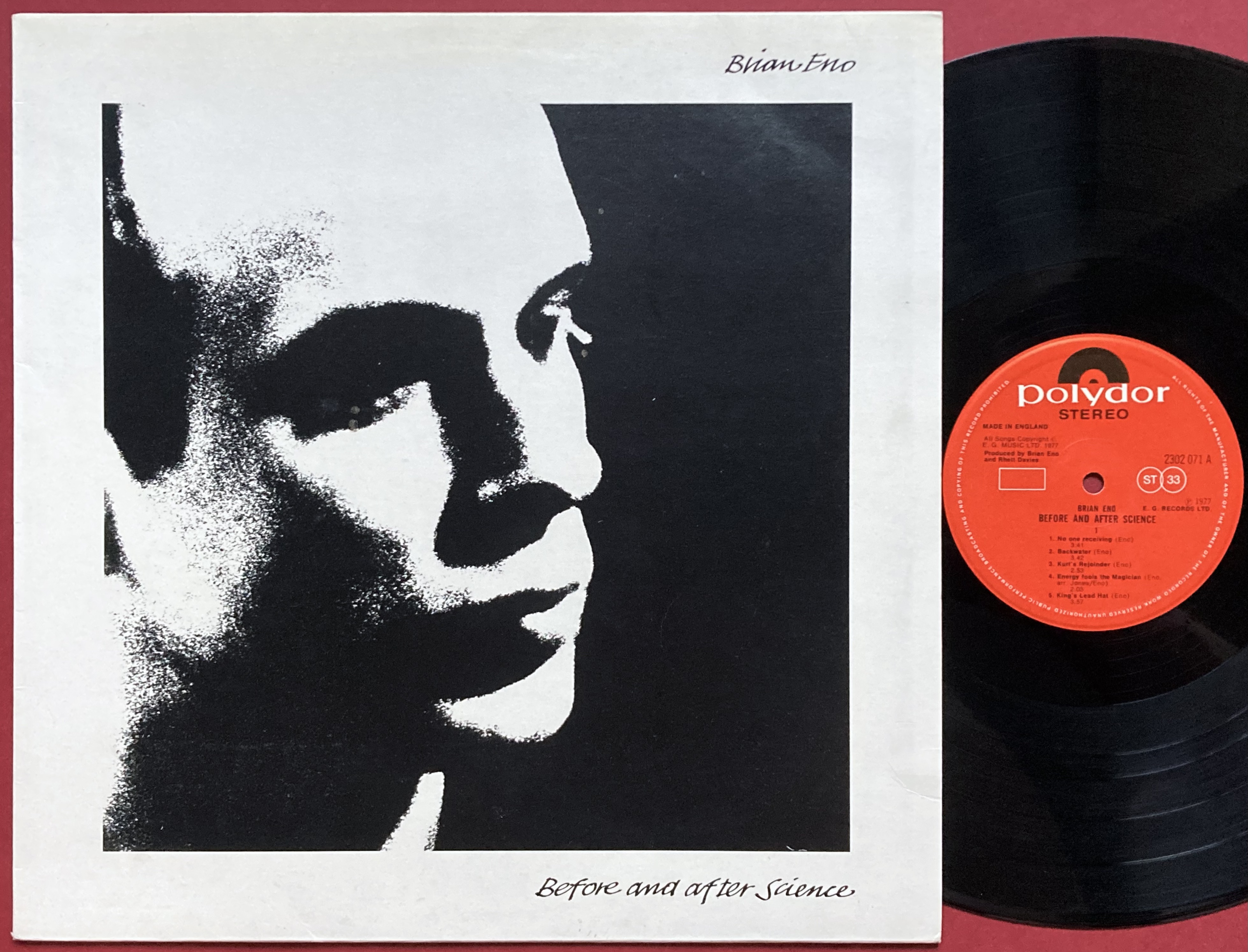 BRIAN ENO - Before and after science UK-orig LP 1977 - 2