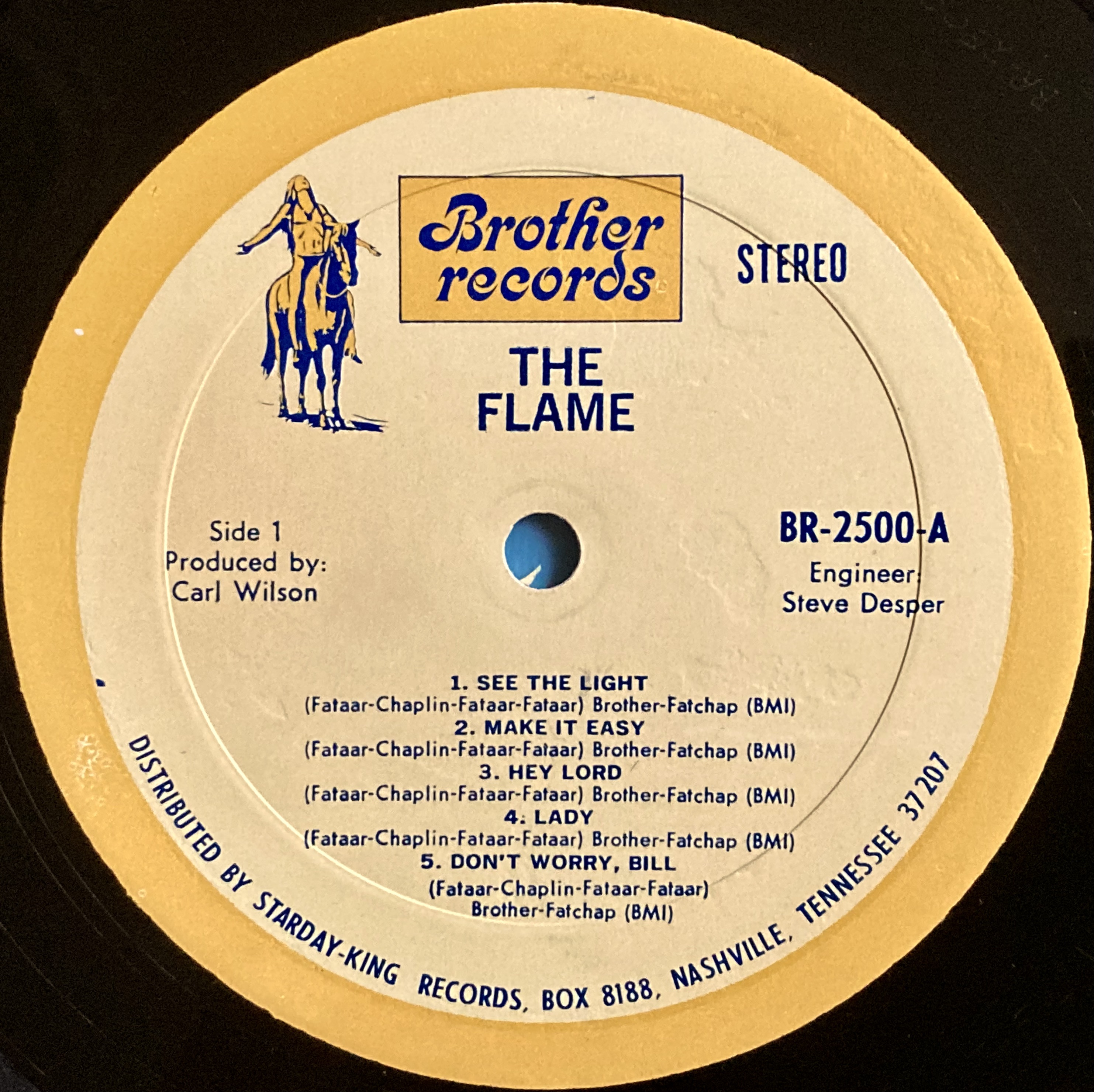 THE FLAME - "same" US-orig LP 1970 - 4