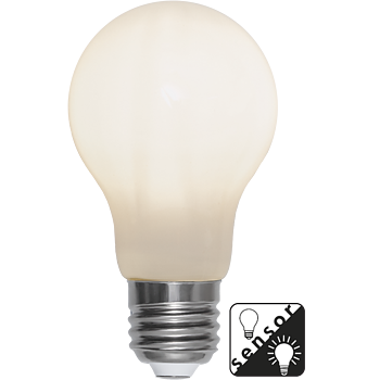 LED-LAMPA E27 A60 SENSOR OPAQUE, 4,5W (40W) 2700K, skymnings/rörelsesensor