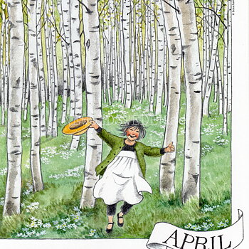 April Linnea - Lena Andersson - Månadsbild A4 - BB04