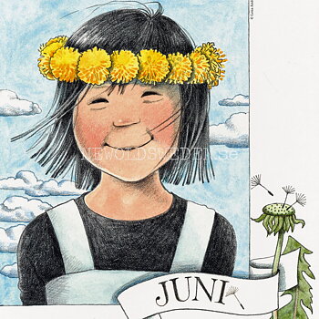 Juni Linnea  - Lena Andersson - Månadsbild A4 - BB04