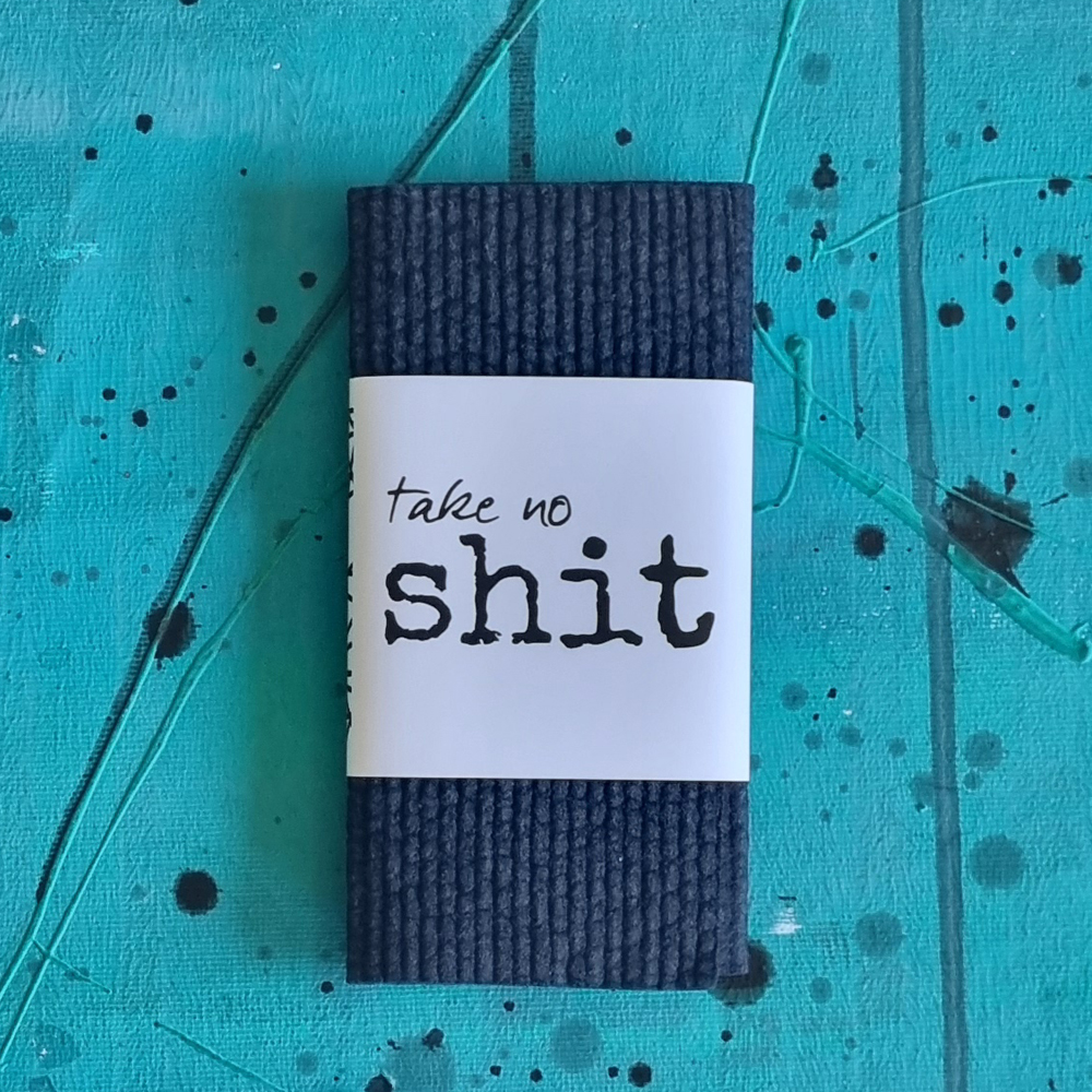 black dishcloths SHIT 2-pack