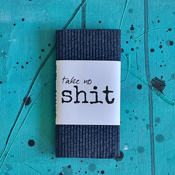 black dishcloths SHIT 2-pack
