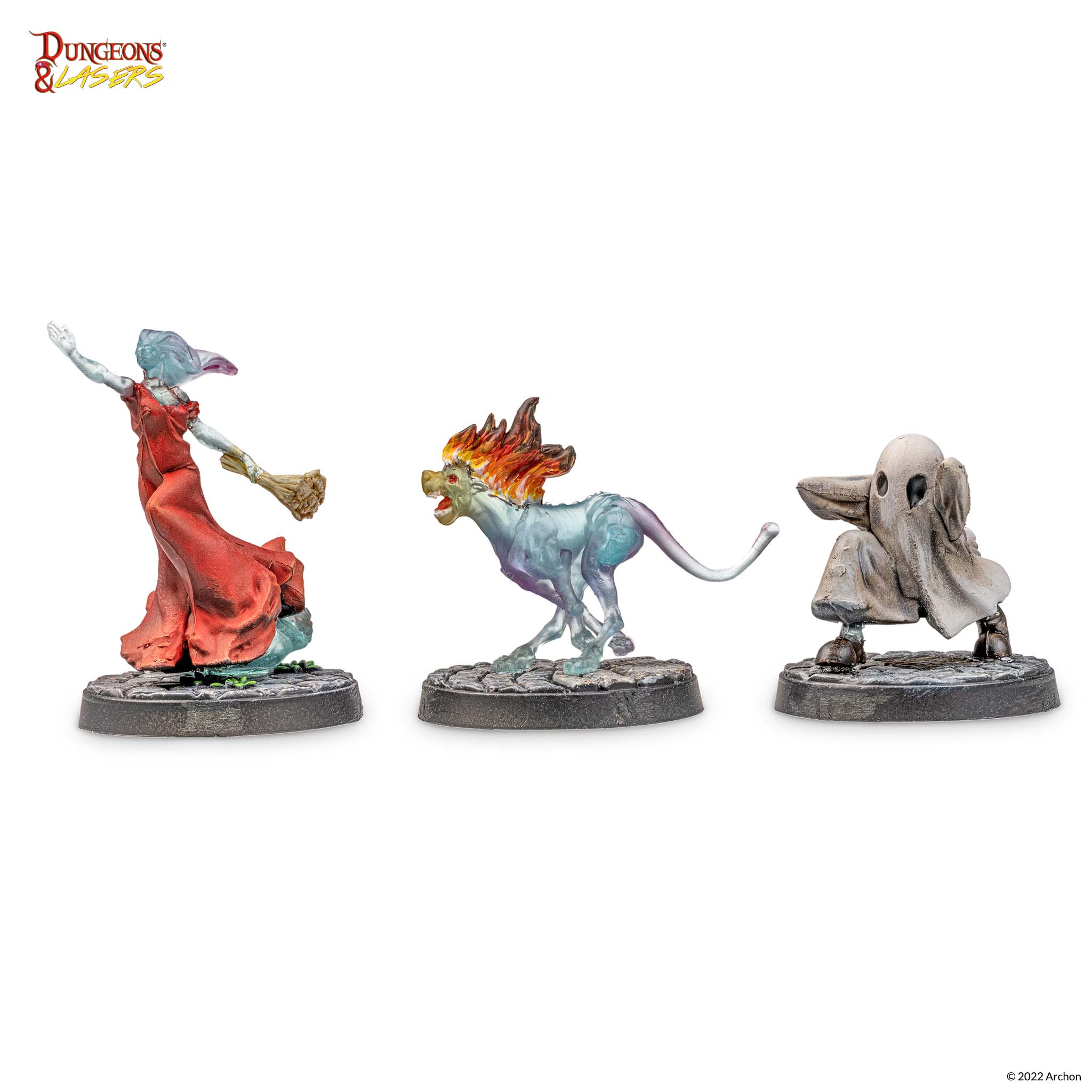 Dungeons & Lasers - Ghosts Miniature Pack - 5