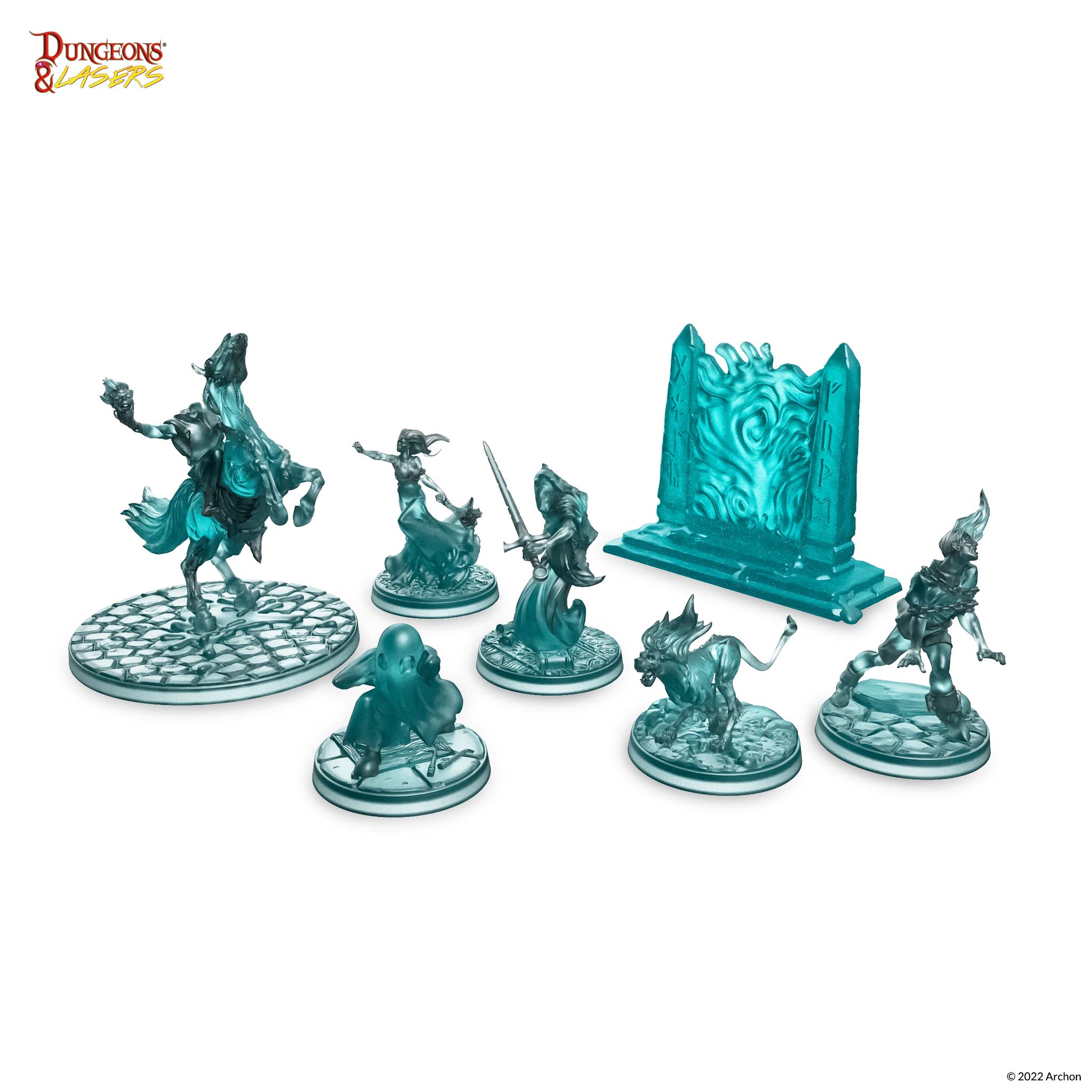 Dungeons & Lasers - Ghosts Miniature Pack - 2
