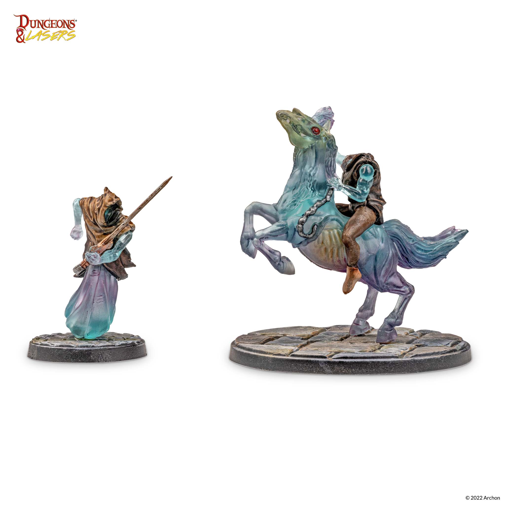 Dungeons & Lasers - Ghosts Miniature Pack - 4