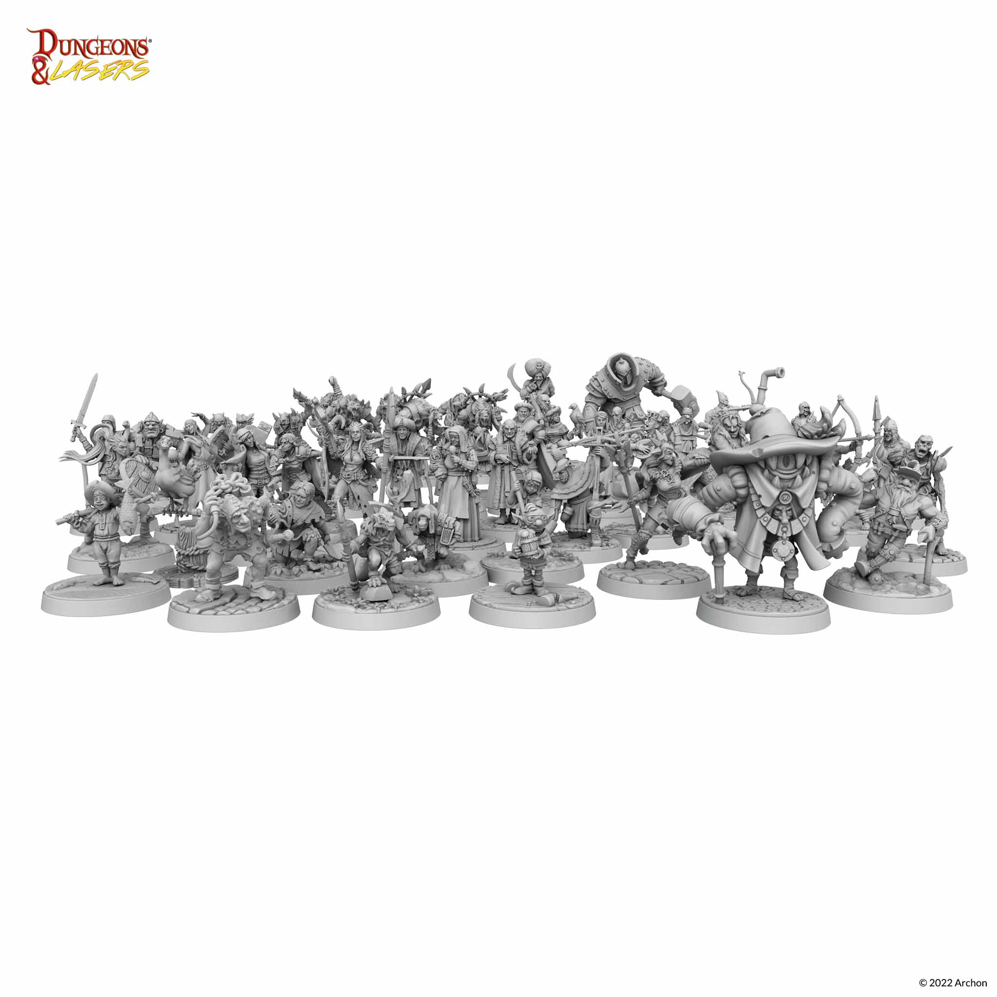 Dungeons & Lasers - NPC Miniature Pack - 3