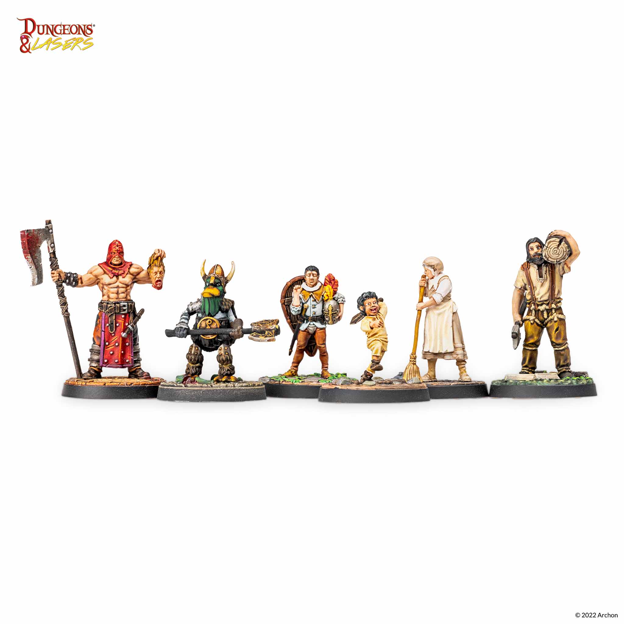 Dungeons & Lasers - NPC Miniature Pack - 2