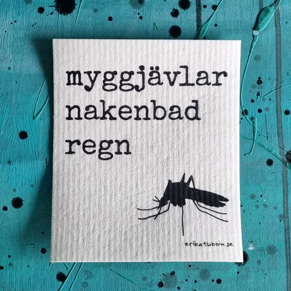 dishcloth MYGGJÄVLAR