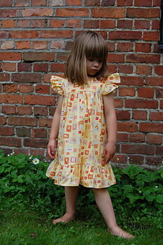 Klänning i gammal stil