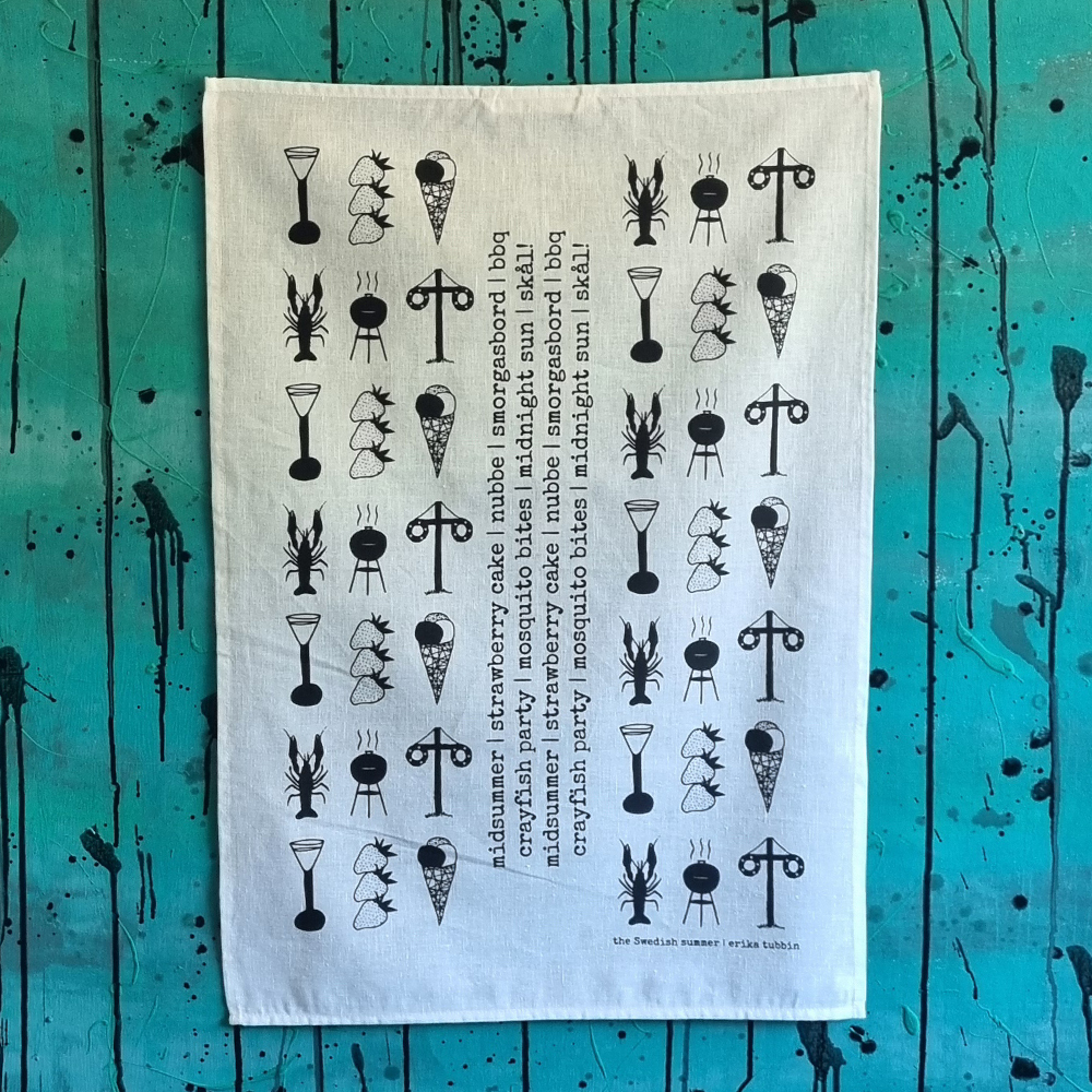 tea towel SWEDISH SUMMER 50x70 cm