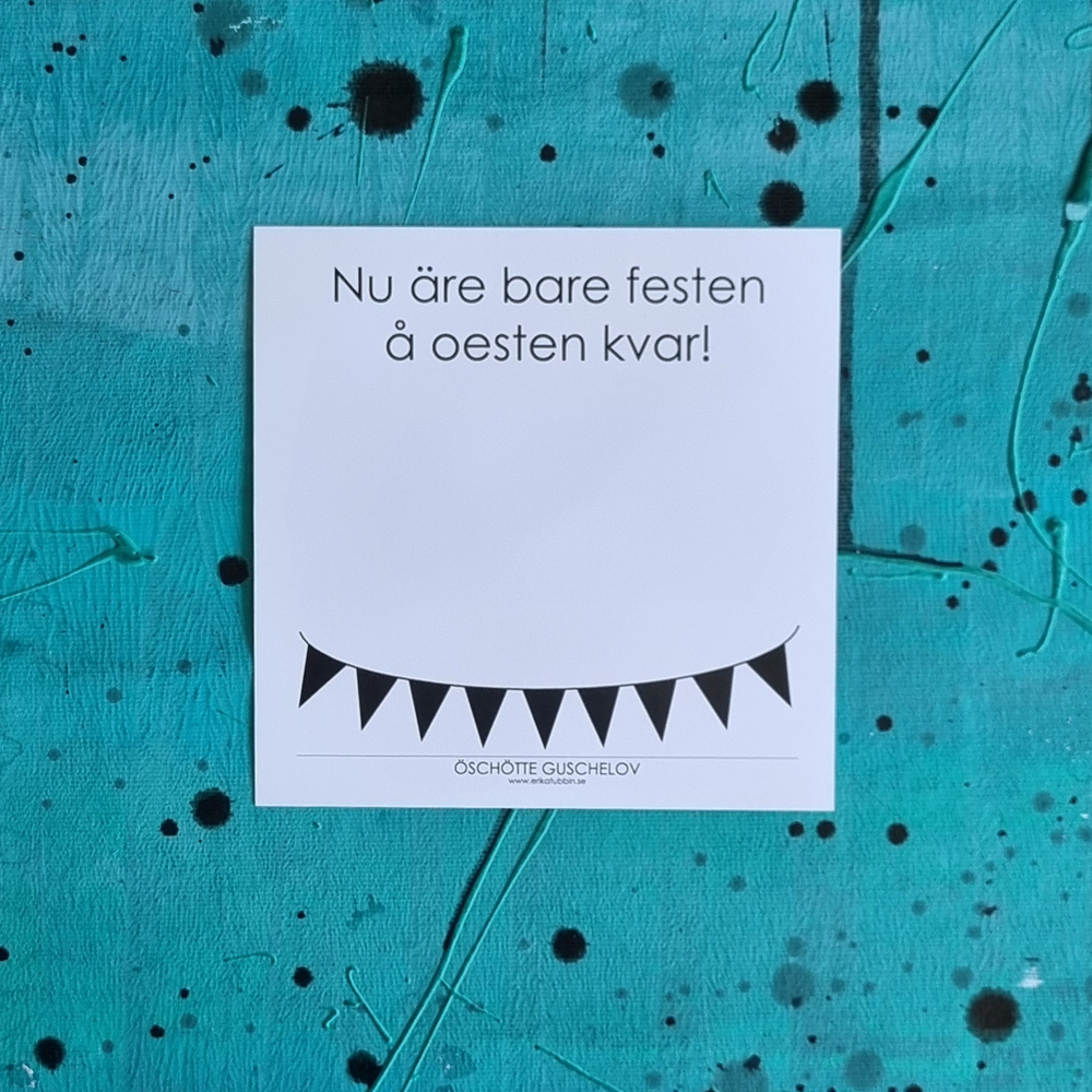 vykort STUDENT 15x15 cm - 2